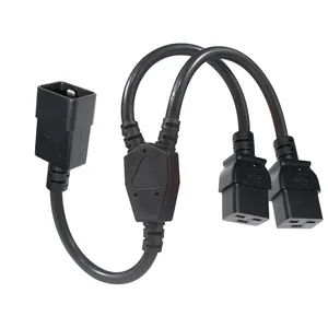 Сверхмощный разветвитель 16awg 2 в 1 IEC C20 до 2 X IEC C19 1 до 2, сетевой разветвитель, шнур, кабельная лента, экономия выхода