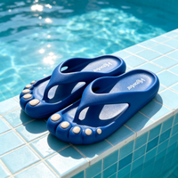 Tongs d'été amusantes en EVA en forme de grande patte, imperméables et respirantes, idéales pour la salle de bain, la douche, la plage, la piscine et l'intérieur – Nouveauté 2026, Vente Flash