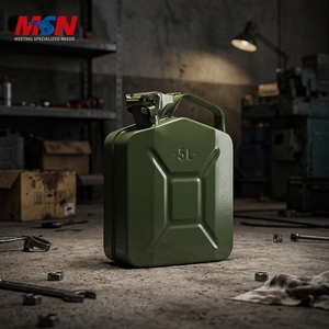 Bidón de Transporte de Combustible MSN SM182, Venta al por Mayor, 5L, Acero Laminado en Frío de 0.6mm, Recubrimiento en Polvo - Product Image 1