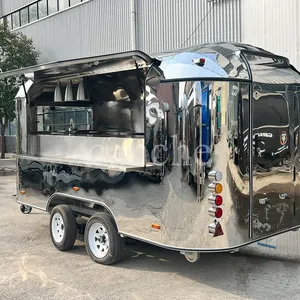 Carrito de Comida Rápida de Acero Inoxidable para Pizza y Barbacoa, Remolque Móvil de Comida en Venta, Gran Oferta en Alemania - Product Image 1