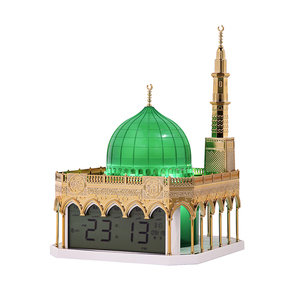 Slamic Muslim 5 lần cầu nguyện thời gian nhắc nhở nhà thờ hồi giáo <span class=keywords><strong>azan</strong></span> đồng hồ cho Bluetooth FM Đài phát thanh quran Máy nghe nhạc LED chiếu ứng dụng kiểm soát - Product Image 5