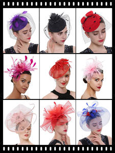 HLC ODM ملابس رأس كنتاكى ديربي كنتاكى الأمريكية الكلاسيكية قبعة حفلات زفاف نسائية - Product Image 6