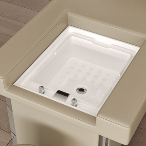 Lit de lavage de cheveux électrique pour salon, avec massage, thérapie thaïlandaise, traitement du cuir chevelu, spa capillaire et lavabo intégré - Product Image 6
