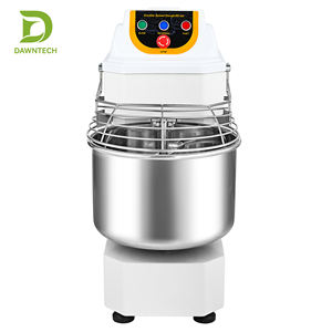 Machine à pétrir la pâte commerciale à double vitesse, bol et protection en acier inoxydable, pétrin à pain et à pizza - Product Image 2