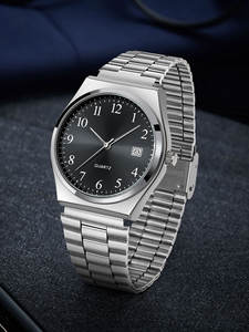 นาฬิกาข้อมือควอตซ์คุณภาพสู<span class=keywords><strong>ง</strong></span>สำหรับผู้ชาย รุ่น Tomi Luckyfox New L107 ดีไซน์เรียบหรู สไตล์ธุรกิจ สายสแตนเลส แฟชั่นสำหรับสุภาพบุรุษ - Product Image 4