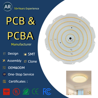 PCBA LED personnalisé pour l'assemblage d'éclairage prenant en charge les puces SMD 3535 5730, services professionnels de PCB en aluminium SMT, certifié FCC/CE
