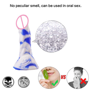 Le nouveau dildo en silicone Falcon de Jiuxi pour femmes adultes, doté d'un matériau liquide simulé rose porcelaine unique. - Product Image 3