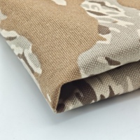 Tissu Oxford en nylon 500D imprimé camouflage rayé tigre du désert, enduit PU, résistant à l'eau, pour sacs à dos, équipements utilitaires d'extérieur et housses