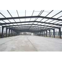 Structure en acier, cadre portique / bâtiment en construction métallique