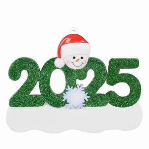 Adornos Navideños Personalizados 2025, Hechos a Mano en Resina, con Nombre de Familia de 1, 2, 3, 4, 5, 6, 7 u 8 Miembros, para Decoración del Árbol de Navidad, Regalos Promocionales para el Hogar - Product Image 2