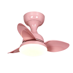 <b>Modern</b> ABS Glossy 3 Blade Flush Mount LED <b>Ceiling</b> <b>Fan</b> <b>Light</b> for Bedroom Living Room Apartment and Dining Area - Product Image 2