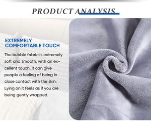 Ensemble <span class=keywords><strong>de</strong></span> literie 4 pièces en <span class=keywords><strong>flanelle</strong></span> à bulles écologique <span class=keywords><strong>beige</strong></span> moderne, <span class=keywords><strong>housse</strong></span> <span class=keywords><strong>de</strong></span> <span class=keywords><strong>couette</strong></span>, drap, taies d'oreiller pour usage hôtelier - Product Image 5