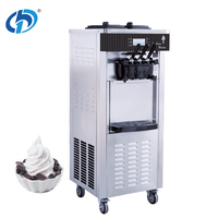 Machine à fabriquer des glaces, 3 saveurs, machine à glaces molles, machine à glaces à la mangue, machine à glaces commerciale pour les entreprises, prix
