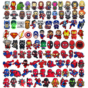 Dijes de PVC al por Mayor con Diseño de Superhéroes de <span class=keywords><strong>Marvel</strong></span>, Personalizados, para Sandalias, Pulseras, Regalo para Niños y Niñas, Dijes de Silicona - Product Image 1