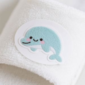 Waterproof Metal Label <b>Tag</b> with Logo Custom Sticker for Bags and <b>Clothes</b> - Product Image 3