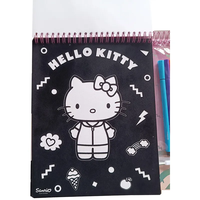 Carnet de croquis éducatif pour enfants Art et artisanat peinture dessin velours livre de coloriage Kit