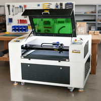 Graveur/découpeur laser CO2 haute précision haut de gamme modèle 9060C, machine CNC tout-en-un 80/100/130W refroidie par eau
