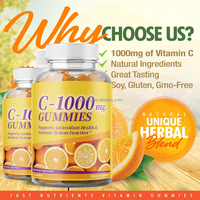 WelnessWays Gommes multivitaminées à la vitamine C pour le système immunitaire et le soutien du collagène cutané
