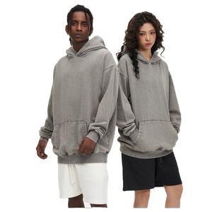 2025 LOGO personnalisé OEM & ODM sweat à capuche lavé classique de haute qualité personnalisé 100% coton à capuche imprimé broderie sweat à capuche pour hommes - Product Image 2