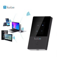 Router WiFi 4G Karbor de Doble Banda, Portátil, Mini, con Ranura para Tarjeta SIM y QoS WEP 2.4GHZ