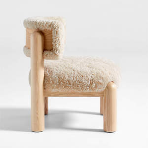 Sassanid OEM norteamericano más popular sala de estar reconfortante asiento <span class=keywords><strong>Harper</strong></span> Shearling Accent silla - Product Image 4