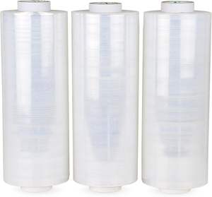 Película Estirable Transparente Industrial LLDPE BOMEI PACK, Envoltura de Calidad con Fuerte Adhesión para Exportación - Product Image 1