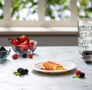 Vaisselle jetable biodégradable et assiettes en papier de 6, 7, 8, 9, 10 pouces pour l'emballage alimentaire, pour le camping, prix d'usine - Product Image 3