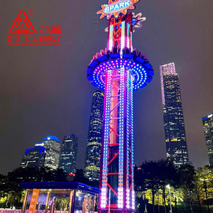 Torre de Caída Libre Giratoria para Parques de Atracciones, Personalizada por Proveedor Chino, para Adultos, de Metal, para Exteriores - Product Image 4