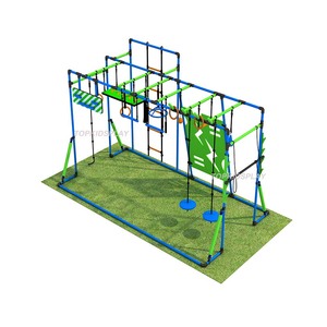 Parcours d'obstacles Ninja Warrior certifié TUV et ASTM pour enfants, équipement de terrain de jeu extérieur pour la cour - Product Image 2