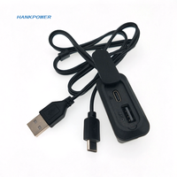 OEM Verfügbar 2-in-1 Externes Rucksack-USB-Kabel USB Typ C mit Wasserdichter Ummantelung Verlängerungskabel