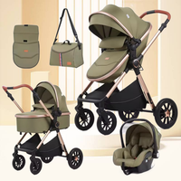 Modèles Para LW. Landau de luxe Poussette Bébé 4 En 1 Poussette Bébé Pliable Landau 3 En 1 Avec Siège Auto