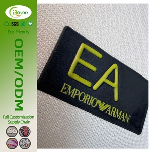 Etiquetas tejidas personalizadas de alta calidad para ropa, etiquetas termoadhesivas, etiquetas de TPU con logotipo, parches con logotipo tejido para prendas. - Product Image 1