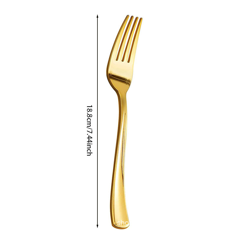 Forchetta dorata-189 cm-confezione da 10