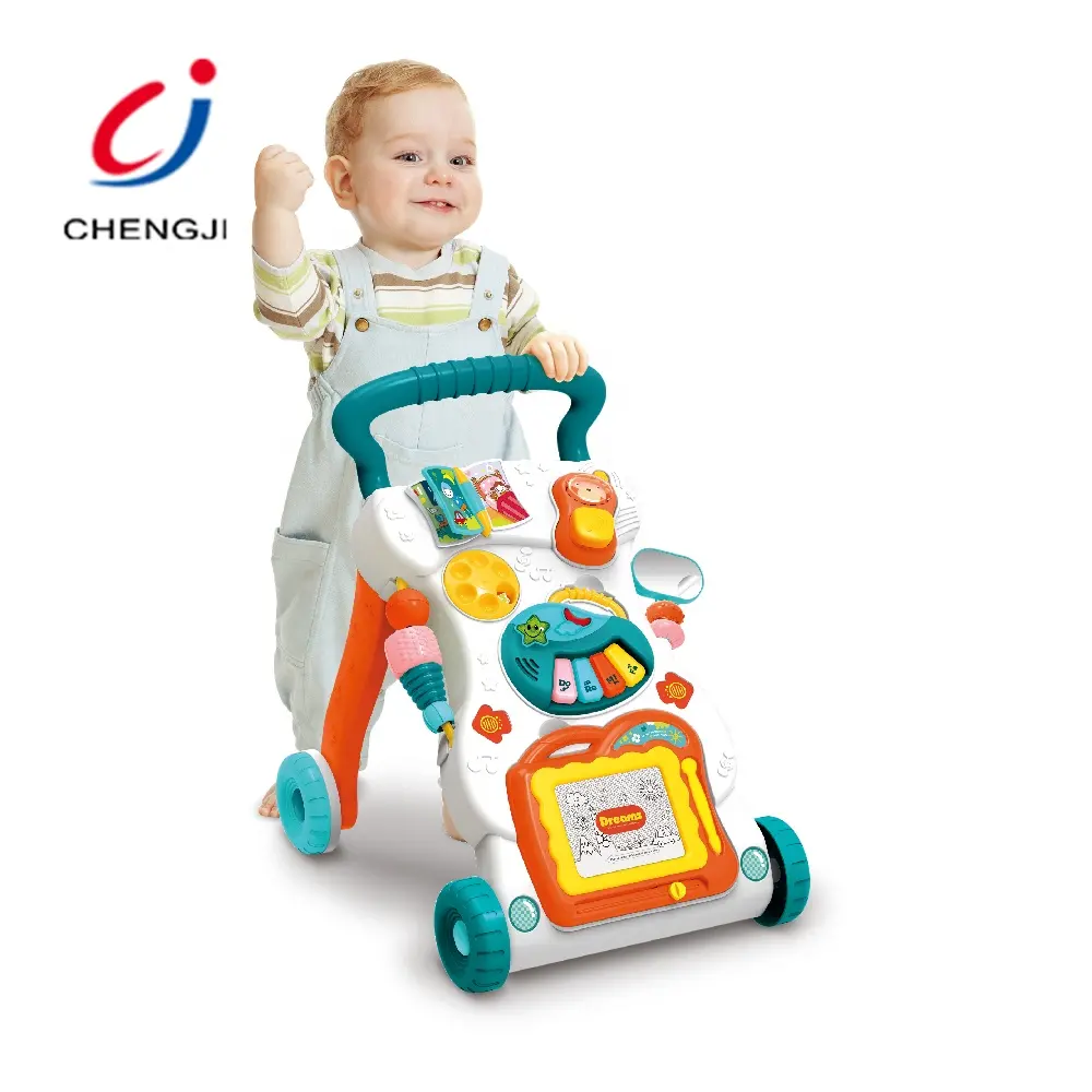 China Wholesale 4in1 Baby Walker Toy With Music, Multiple Function Baby Walkers Learning