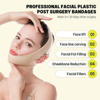 Bande correctrice pour le visage, bande correctrice, élastique, amincissant, ligne en V, Bandage pour le menton, Lifting du visage