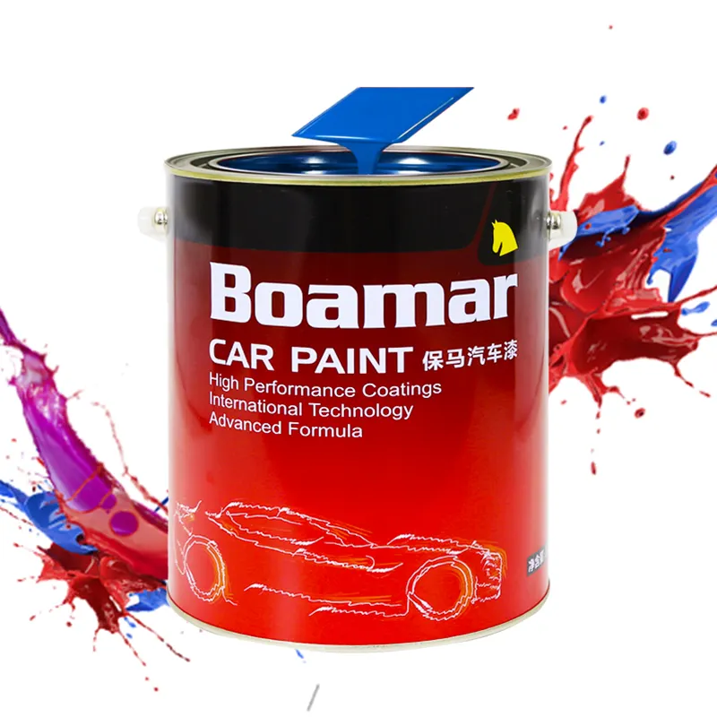 Boamar Professional Acryl Autolack Mischmasch ine Reparatur Refinish Großhandel Metallic Automotive 1K Lack
