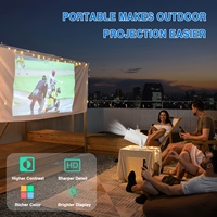 M300 MAX Projecteur de Jeu Android avec Résolution 720P, 10000 Jeux, 2 Manettes, Lampe LED, Console de Jeu Vidéo WIFI HY300 M300 MAX