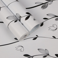 Film adhésif décoratif pour meubles et murs en PVC, motif feuilles colorées Jinyi, pour chambre d'enfant, autocollant et facile à poser.