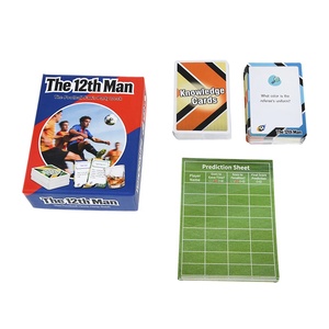 Gioco da Tavolo di Calcio OEM con <span class=keywords><strong>Carte</strong></span> Stampate su Due Lati, Gioco di Battaglia Familiare - Product Image 5