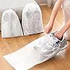 Vente flash : 300 sacs à chaussures non tissés - Sacs de rangement jetables anti-poussière avec cordon de serrage pour événements de mariage/hôtel/spa