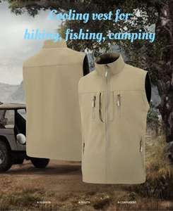 पुरुषों के लिए थोक मछली पकड़ने वाली बनियान कूलिंग फ्लाई फिशिंग बनियान - Product Image 4