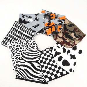 Gorro de Punto con Estampado de Leopardo, Cebra y Pata de Gallo Camuflado, Diseño de Moda Otoño Invierno 2024, para Hombre y Mujer - Product Image 1