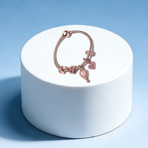 <span class=keywords><strong>Pulsera</strong></span> de la serie Daisy de oro rosa con diseño de galaxia hueca, moderna, para mujer, de Pangjia, modelo 74, ideal para cumpleaños y San Valentín, venta al por mayor. - Product Image 2