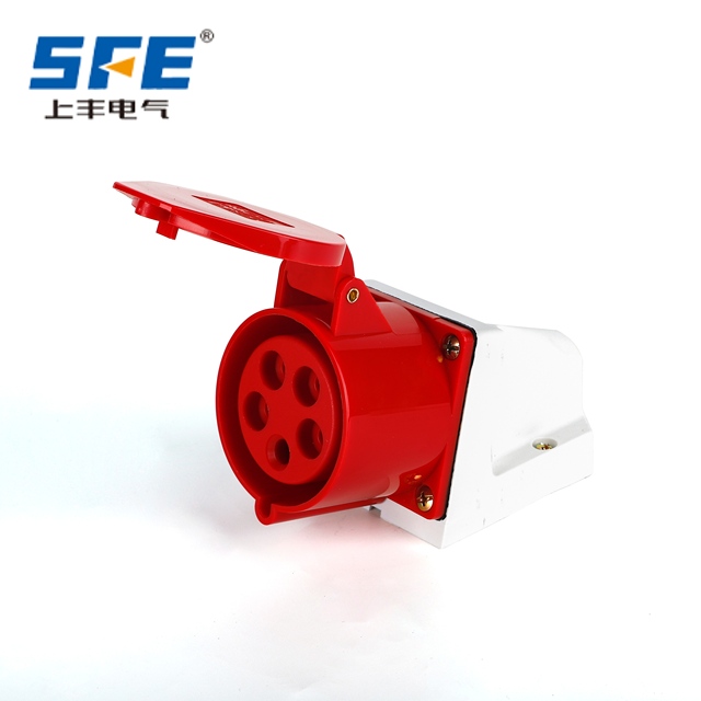 SFE SF-115 IP44 16A 380-415V 6H 3P+N+E 5pin 3 Phase Industrial Surface Mounted Socket