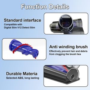 Cabezal de cepillo motorizado V12 Detect Slim/V10 Digital Slim/SV18/SV20 Mini, accesorio anti-enredos <span class=keywords><strong>para</strong></span> aspiradoras <span class=keywords><strong>Dyson</strong></span> - Product Image 3