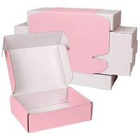 Boîtes d'expédition en carton blanc imprimées sur mesure, boîtes d'expédition en carton ondulé, emballage cadeau pour vêtements e-commerce