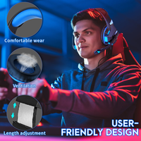 Hete Aanbieding Bedrade Gaming Headset Over-Ear RGB Verlichting Ruisreducerende Microfoon 3.5mm USB Surround Sound voor PC Desktop Laptop DJ Reizen