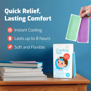 Label pribadi sekali pakai dahi menghilangkan nyeri Gel pendingin mengurangi demam Patch untuk anak-anak - Product Image 2