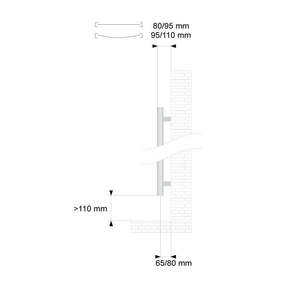 Scaldabagno rettilineo cromato 1703x500 roma-Lazzarini - Product Image 1