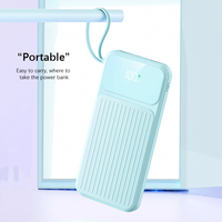 Powerbank 22.5W Super Fast Charging Terlaris 2026, Layar LED, 10000mah, Tipis, Dilengkapi Kabel Ganda
